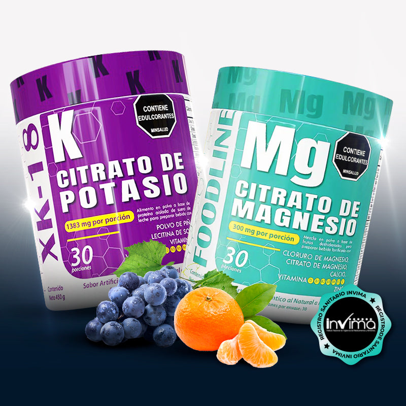 COMBO CITRATO DE POTASIO Y CITRATO DE MAGNESIO