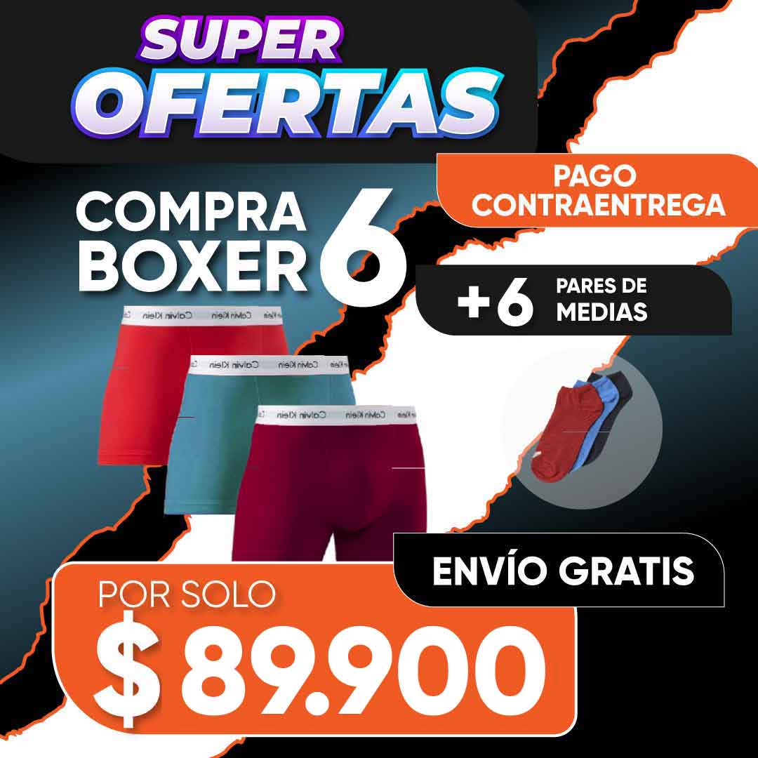 BOXERS ALGODÓN - 50% DESCUENTO HOY